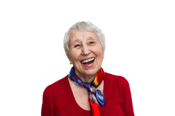 istock Old Woman with surprised expression on her face 1069790336