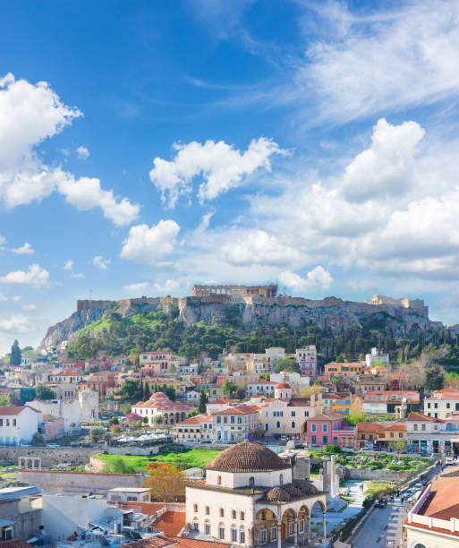 istock Skyline of Athenth with Acropolis hill 1069800792