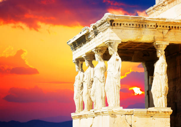 istock Erechtheion temple in Acropolis of Athens 1069802712