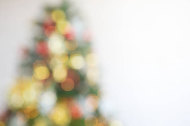 istock Abstract blurred Christmas light from Christmas tree with copy space for background 1069818506