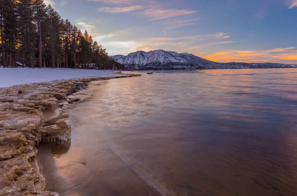 Yellowstone Lake view in Yellowstone National Park, Cody, Wyoming, USA.