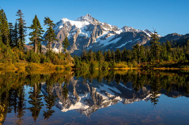 istock Mt. Shuksan Reflection in Autumn 1069835330
