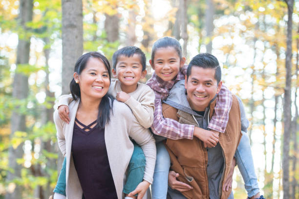 istock Smiling family portrait 1069837150