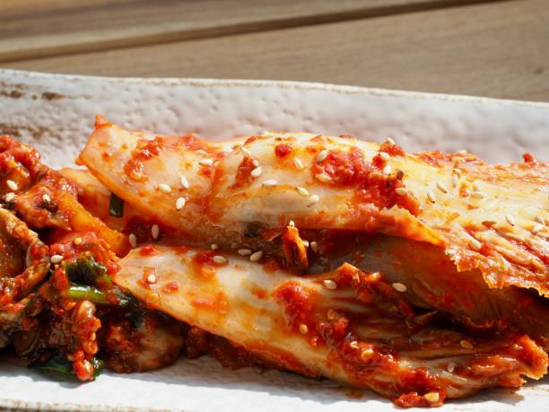 istock Korean food oyster kimchi 1069837488