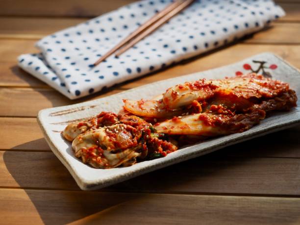istock Korean food oyster kimchi 1069837508