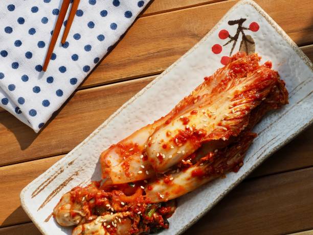 istock Korean food oyster kimchi 1069837542