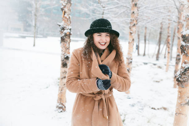 istock Woman in the Snow 1069844386