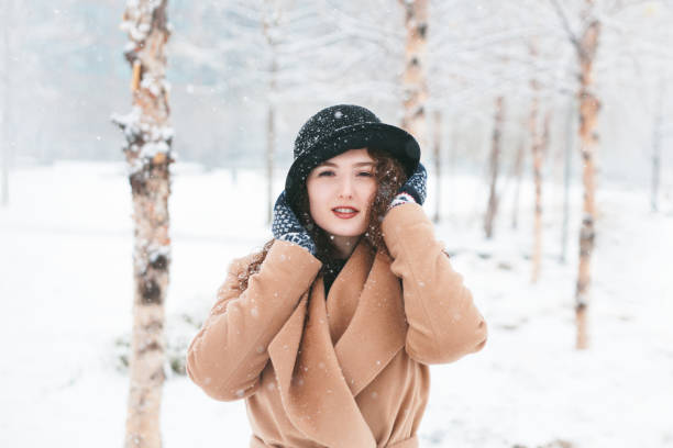istock Woman in the Snow 1069844416