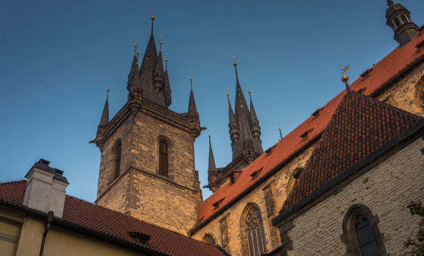 istock Walking in beautiful Prague city by day 1069844448