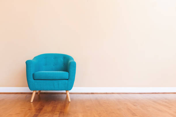 istock Luxury home with turquoise chair 1069845914
