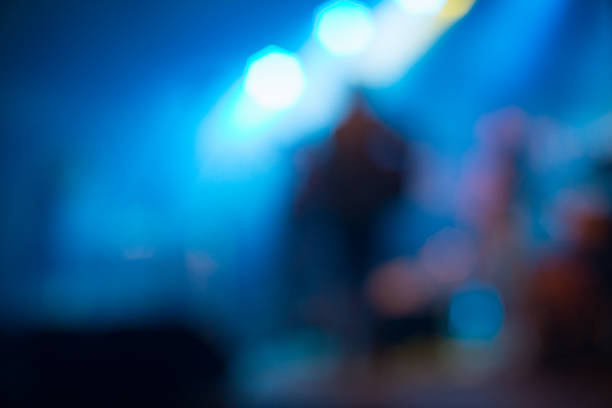 istock Blurred Stage at a Free Concert Outdoors in Europe. 1069853890