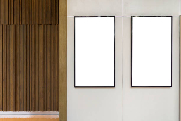 istock Blank billboard LCD advertisement for adjust your message in modern shopping mall 1069859060