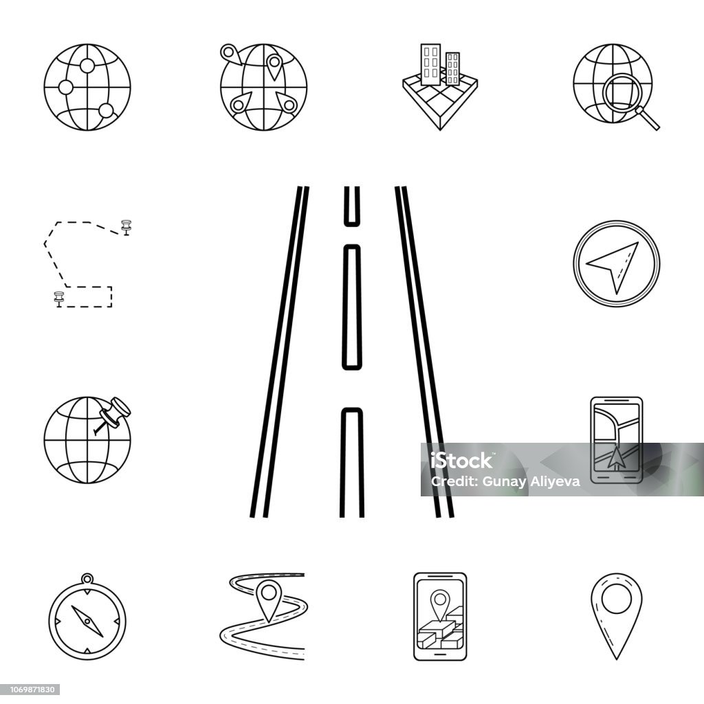 track icon. Detailed set of navigation icons. Premium graphic design. One of the collection icons for websites, web design, mobile app track icon. Detailed set of navigation icons. Premium graphic design. One of the collection icons for websites, web design, mobile app on white background Global Positioning System stock vector