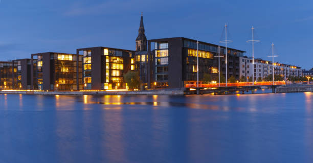 istock Night waterfront, Copenhagen, Denmark 1069874102