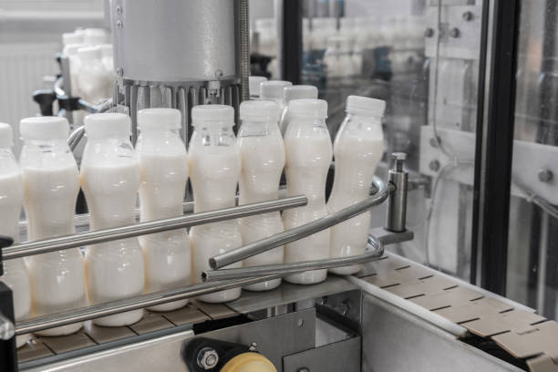 istock equipment at the milk factory 1069874488