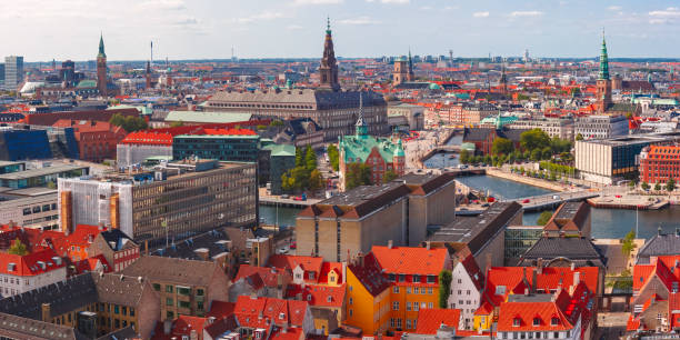 istock Aerial view of Copenhagen, Denmark 1069875664