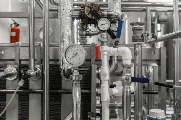 istock equipment at the milk factory 1069876066