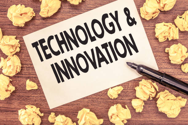 istock Conceptual hand writing showing TechnologyandInnovation. Business photo showcasing Application of better Solution for New Market Needs 1069879310
