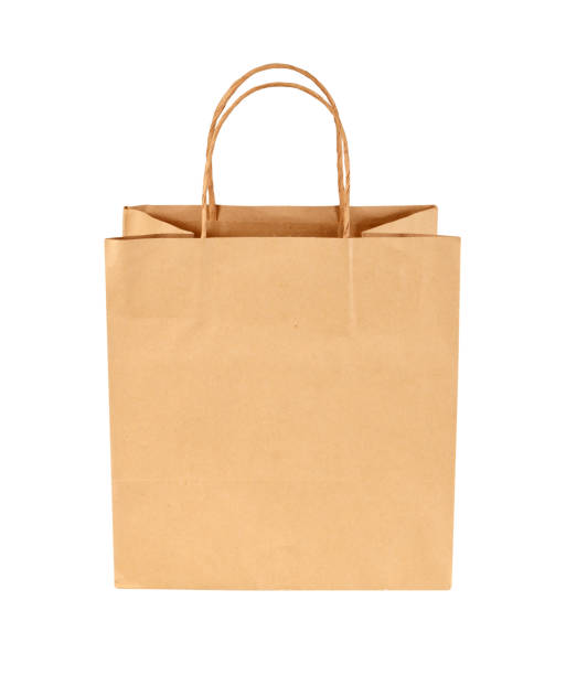 istock Paper shopping bag on white background 1069880912