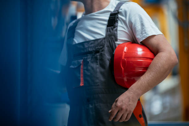 istock Male engineer in factory 1069886634