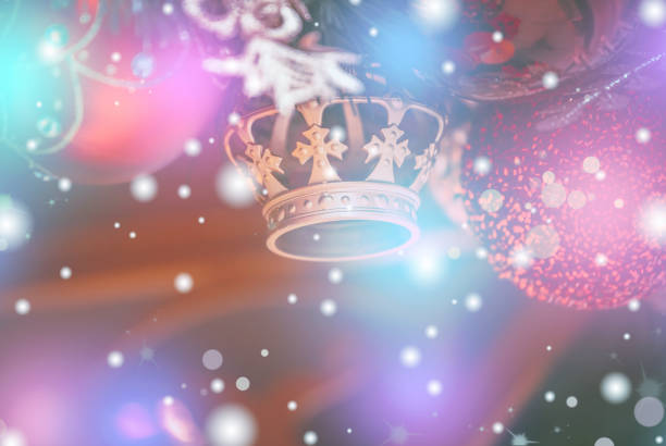 christmas background, xmas decoration and winter concept