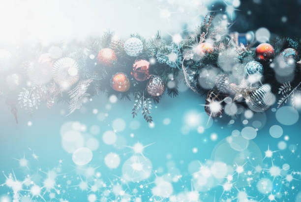 istock christmas background, xmas decoration and winter concept 1069900748