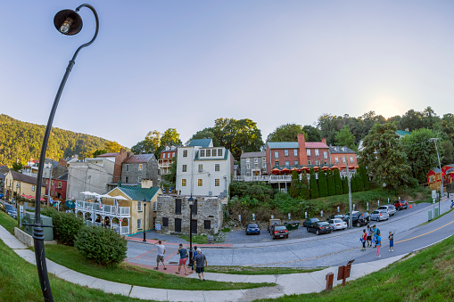 Harpers Ferry, West Virginia: A historic town in Jefferson County at the confluence of the Potomac and Shenandoah rivers.Known for John Brown's raid in 1859.Historic buildings.