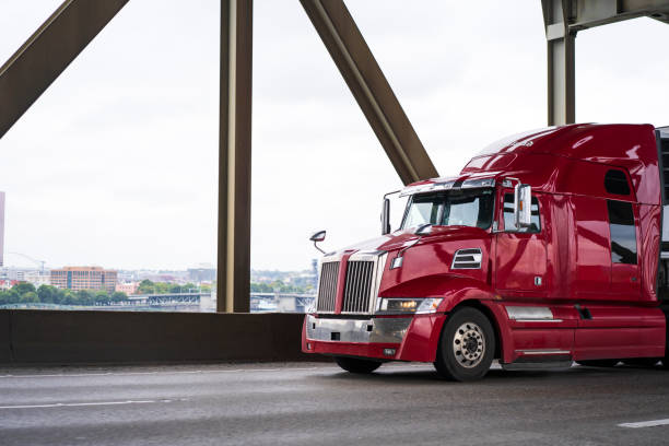 a red truck