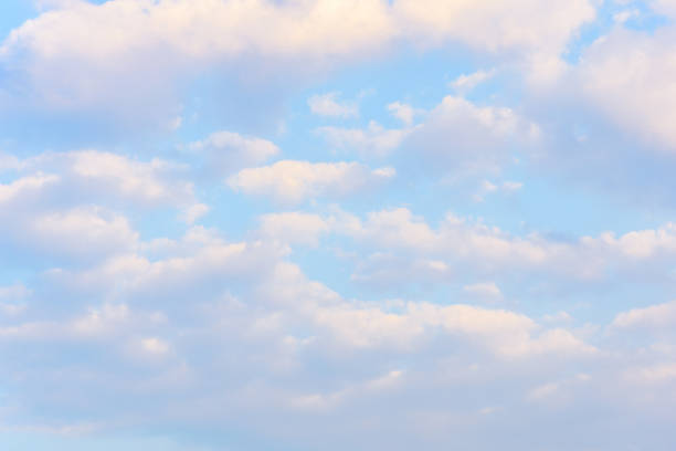 istock Blue sky with cloud in the morning. 1069922162