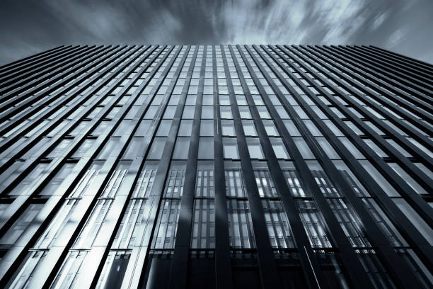 istock Low angle view of a modern office building 1069923912