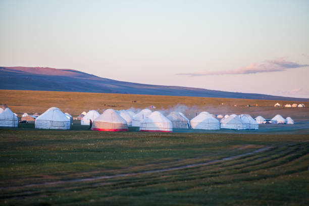 istock Yurts on a meadow in Kyrgyzstan 1069923926