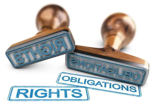 istock Rights And Obligations Words Over White Background 1069924516