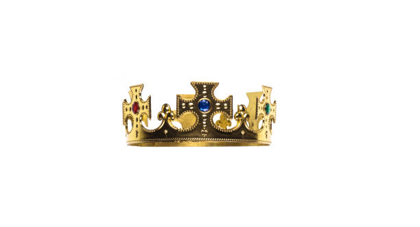 istock ancient golden royal crown on a white isolated background 1069924848