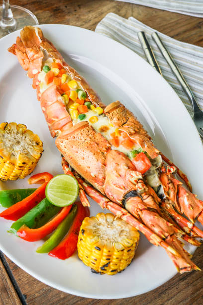 istock Steamed Lobster with vegetables 1069929884