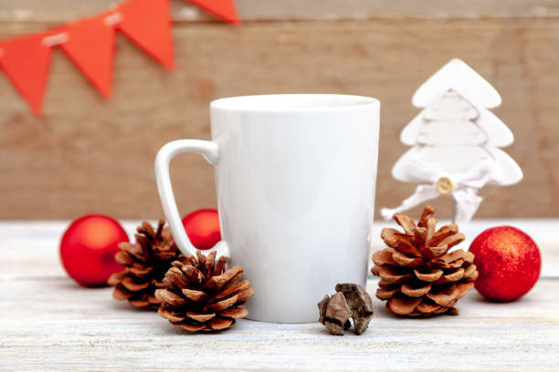 istock Mug mocap - a template for a Christmas or New Year design 1069930142