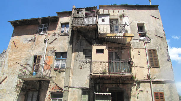 istock Old houses of Bastia 1069940512