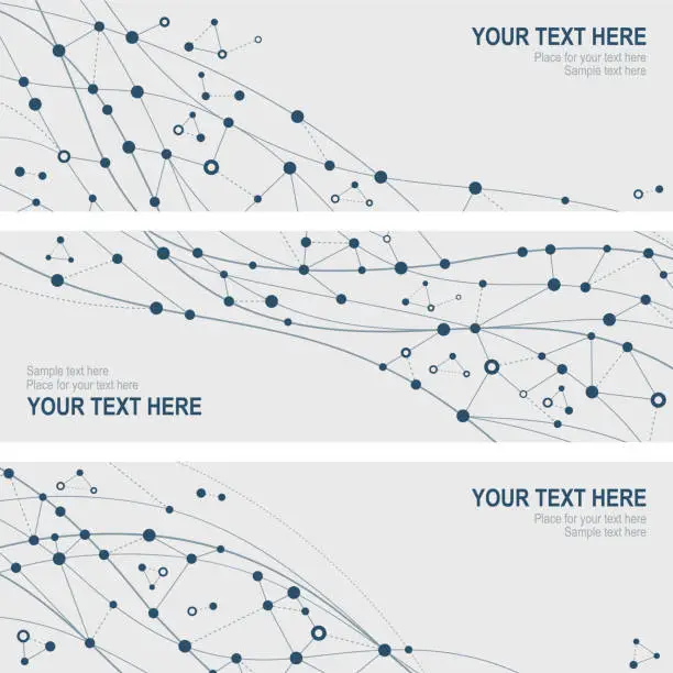 Vector illustration of Abstract network