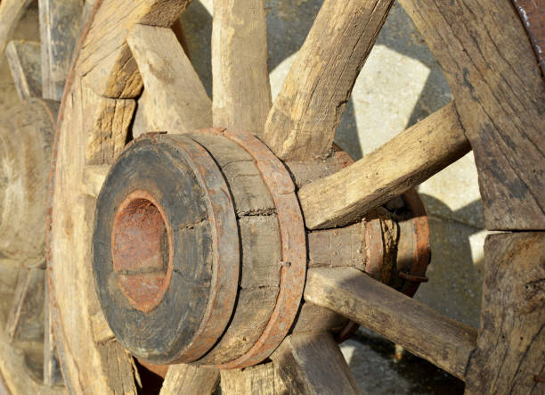 istock horse cart wheel 1069943342