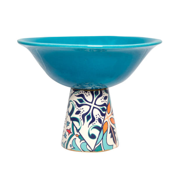 istock Turquoise Pottery Bowl in Old Town 1069946134