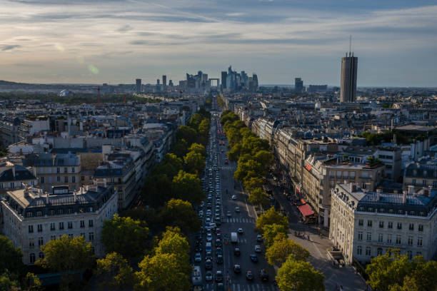 istock A view of Paris from Arc de Triomphe, France 1069956142