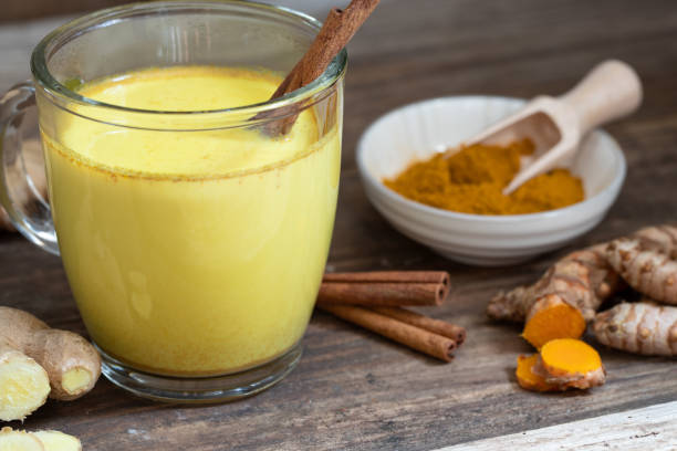 istock Warming turmeric milk in winter 1069956654