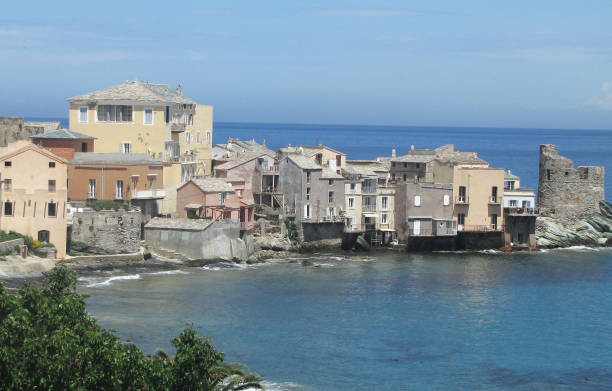 istock Village in the sea Erbalunga 1069958872