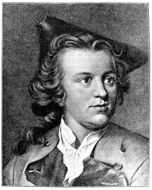 Gotthold Ephraim Lessing (1729-1781) was a German writer, philosopher, dramatist, publicist and art critic Illustration of a Gotthold Ephraim Lessing (1729-1781) was a German writer, philosopher, dramatist, publicist and art critic gotthold ephraim lessing stock illustrations