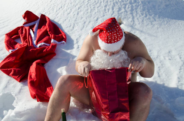 istock Funny Santa. Vacation and holiday. 1069972516
