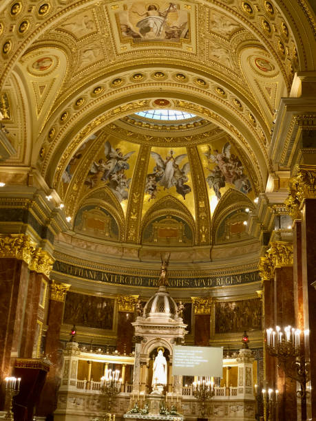istock Side Altar, St. Stephen's Basilica, Szent Istvan Bazilika, UNESCO World Heritage Site, Budapest, Hungary. 1069974844