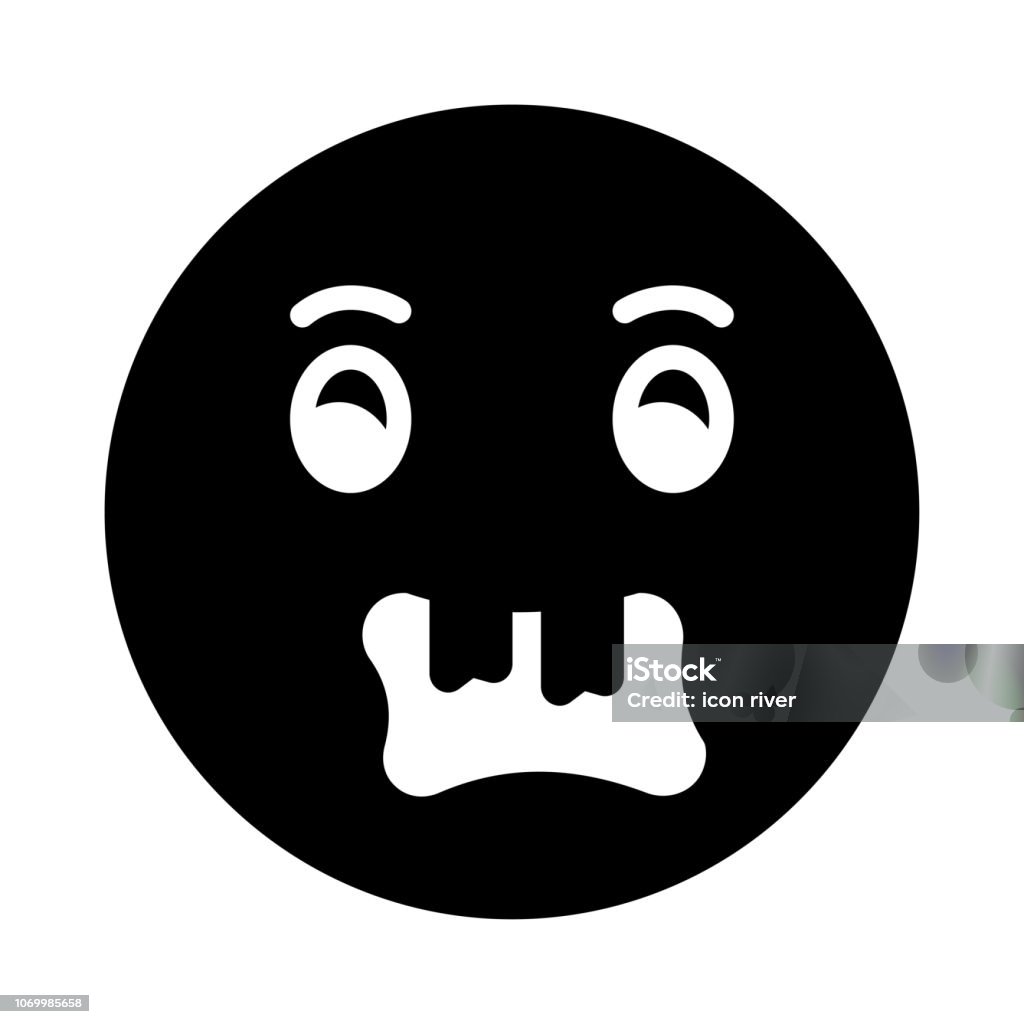 Asombro Icon Ilustración de Cara De Asombro Emoji y más Vectores Libres de Derechos ...