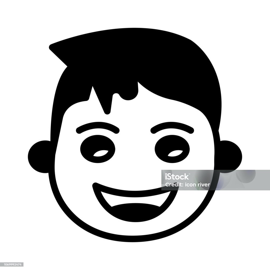 Glad Glad Happy Face Stock Illustration - Download Image Now - Abstract ...