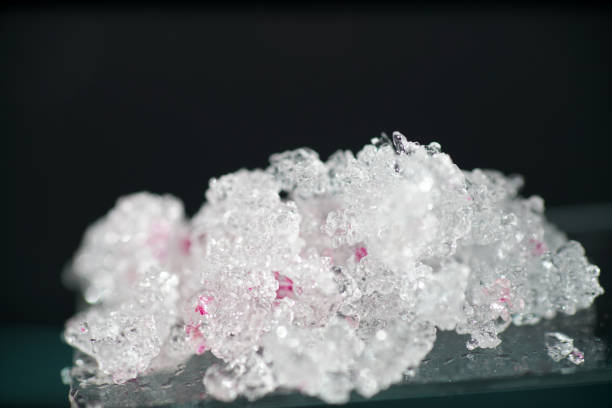 Huge calcite rock captured as close-up image