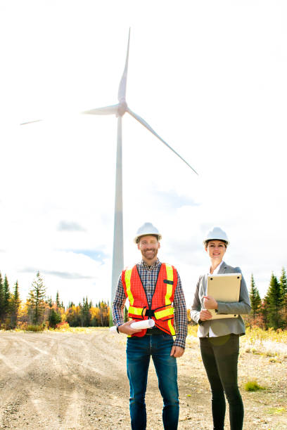 istock A Technician team Engineer in Wind Turbine Power Generator Station 1069995218