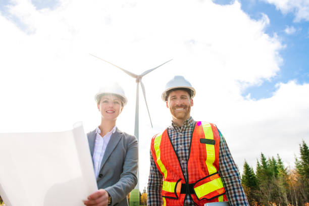 istock A Technician team Engineer in Wind Turbine Power Generator Station 1069995268